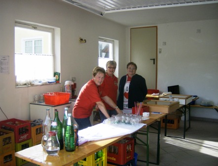 Die Mitarbeiterinnen in Diedersdorf