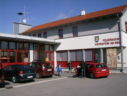 K2 im Feuerwehrhaus der FF Wernstein in Zwickledt