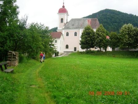 Die Pfarrkirche von Pisching