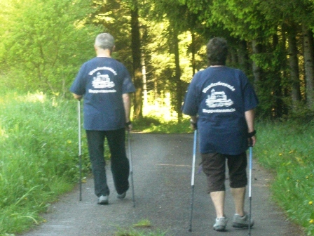 Die Haiders haben heute einen ziemlichen Schritt drauf