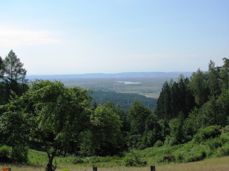 Herrlicher Blick von der 2.K+L zur Donau