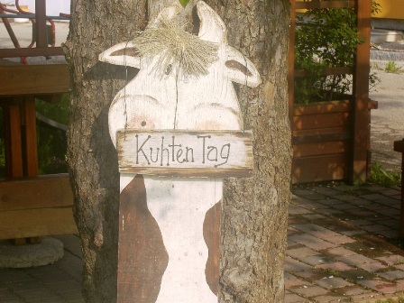 Nette Begrüßung der Wanderer