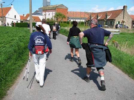Voll Elan gehts nach Uitkerke