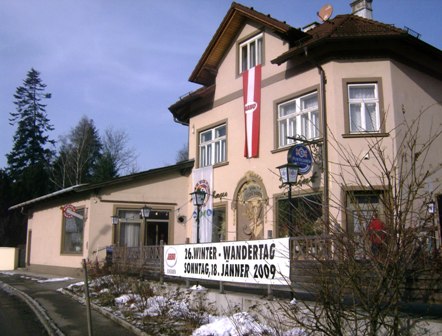 Gasthaus Maier - Start und Ziel zur 26.Winterwanderung in Eichgraben