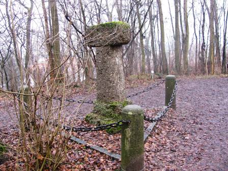 Gedenkstein an den Bauernkrieg im Erholungswald Eichberg
