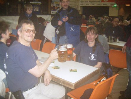 Ein 'kleines' Schluckerl Bier - eine Spende der Wanderfreunde Freistadt - 'Super Idee'