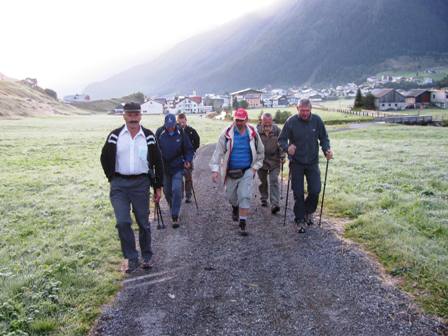 'Die Steirer' auf den ersten Metern - im Hintergrund Galtür