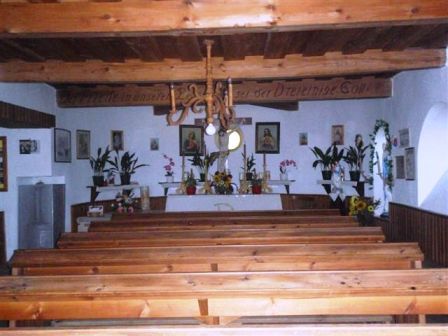 Ein Blick ins Innere der Kapelle