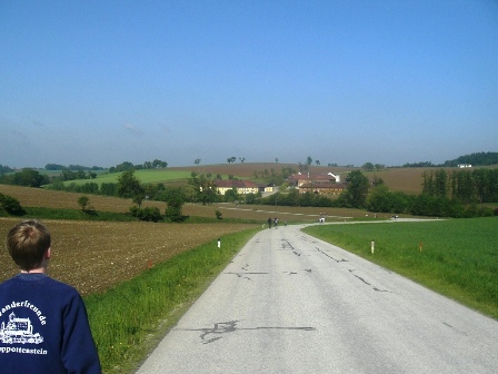 Herrliche Fernsicht bei strahlend blauem Himmel