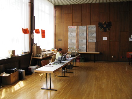 Am Start herrscht am Freitag noch die Ruhe vor dem Sturm