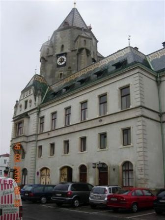 Der Stadtturm am Rathaus von Korneuburg