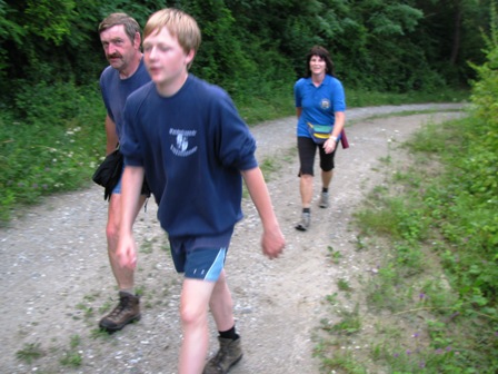 Andrea Prohaska ist heute alleine, aber extrem flott unterwegs