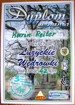 Die sehr schöne Urkunde