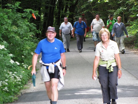 Max Pühringer und Sylvia Morjan auf den letzten Metern zur K+L