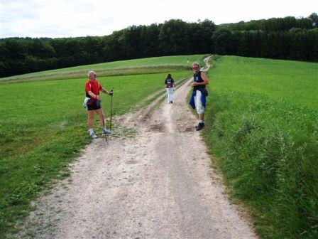 Der Ausblick auf der Sulzer Höhe wird genossen