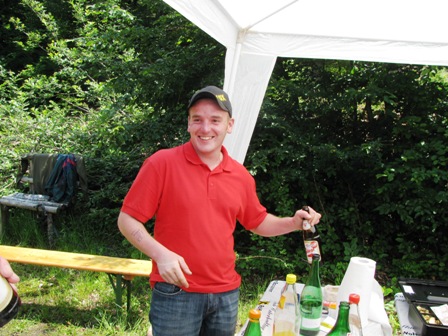 ...und der aus dem Vorjahr bestens bekannte Stempler versieht wieder seinen Dienst und versprüht beste Laune