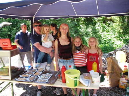 Das sehr nette Team der Vereinslabestelle