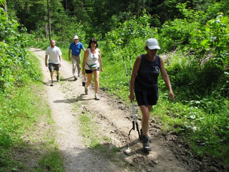 ...danach noch durch ein schönes Waldstück...