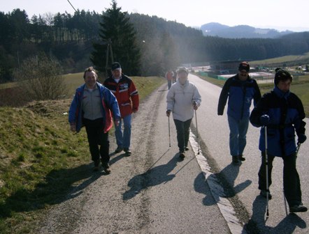 Auf dem letzten Wegstck gemeinsam mit Freunden aus Gro Gerungs und Langschlag