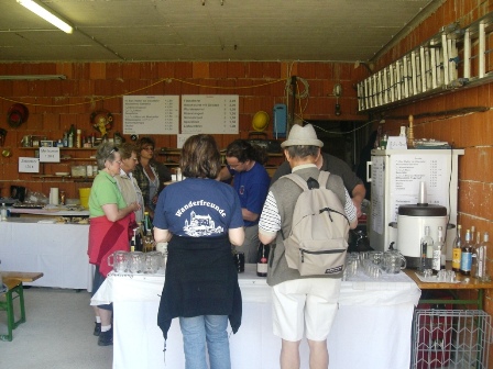 Die netten Mitarbeiter bemühen sich sehr die Wünsche der Wanderer zu erfüllen