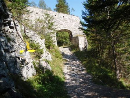 'Porta Claudia' - Reste der ehemaligen Befestigungsanlage