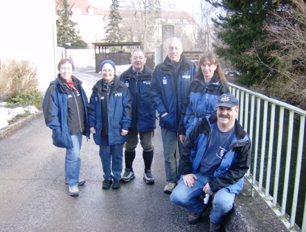 Die Wanderfreunde aus Wilhering mit den Wanderfreunden aus Rappottenstein