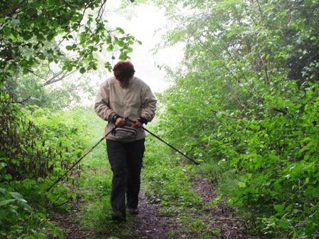 Was sucht denn die Monika da - den gestrigen Tag?