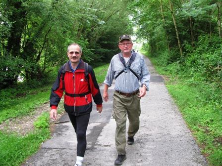Ing.Walter Preißl und Dr.Harald Eisenmenger führen die Gruppe in bewährter flotter Manier an