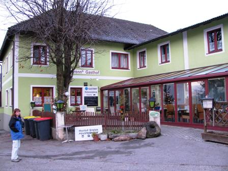 Start im Gasthof Krenn 'Peilsteinblick' in Stangles