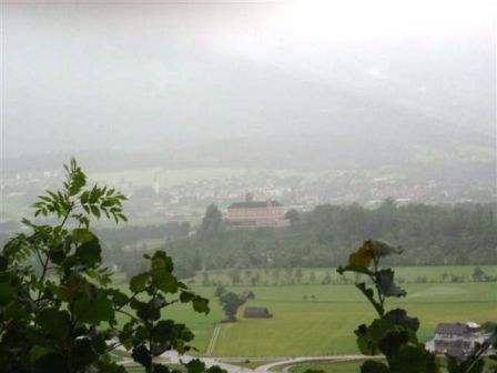 Fernblick zu Schloß Trautenfels