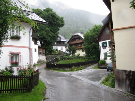 Idyllischer Dorfblick
