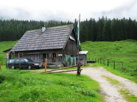 Die Hechl-Hütte auf der Gnanitzalm - die 4. K+L ist erreicht