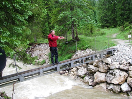 Soooo schmal ist der Steg