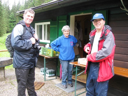 Hermann Arnold und Rudolf Schöfnagl bei der Sölkner Ranch