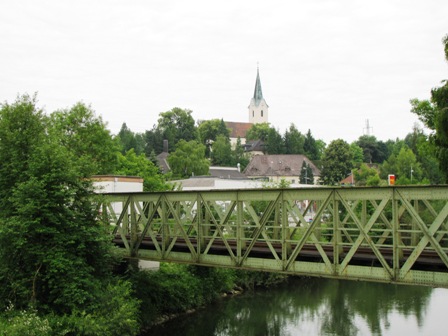 Blick zurück nach Wieselburg