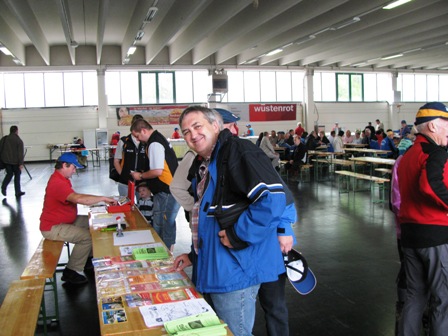 Der Obmann aus Freistadt - Leopold Hablesreiter - ist bester Laune...