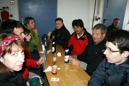 An der Labestelle gibts mal eine verdiente Stärkung