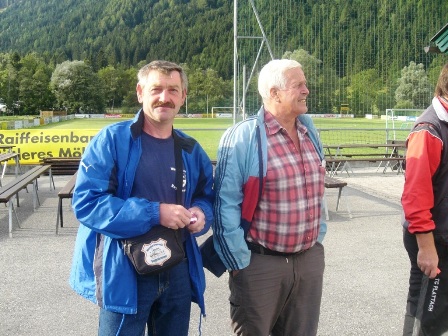 Obmann Gerhard Hold und Johann Reiter aus Stainach