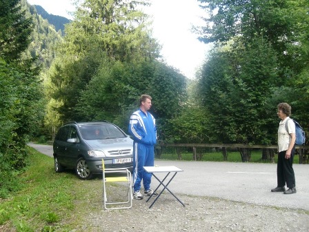 An der 1.Kontrolle...