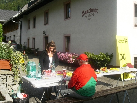 An der 1. Labestelle...