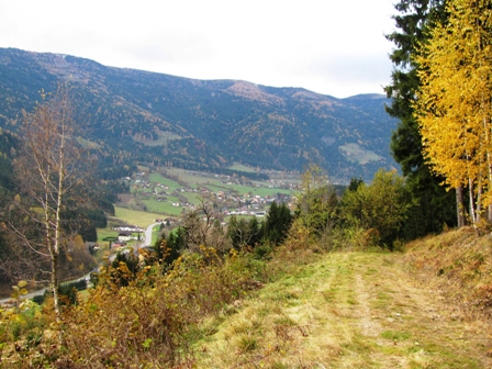 Fernblick ins Gegendtal um Afritz am See...