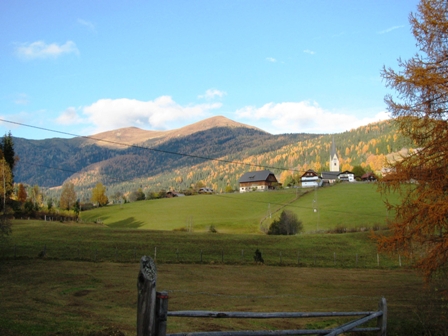 Blick Richtung Oberwllan und zum 'Wllaner Nock'
