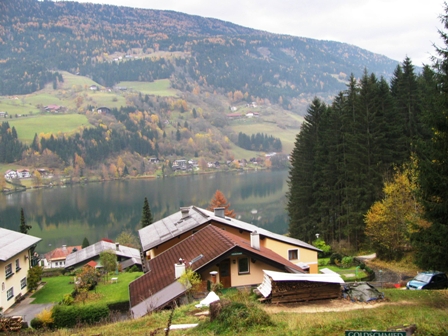 Blick auf Feld am See und den Brennsee (Feldsee)