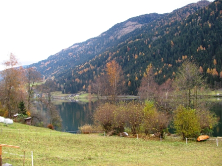 Blick ber den Brennsee Richtung Wieser Wald