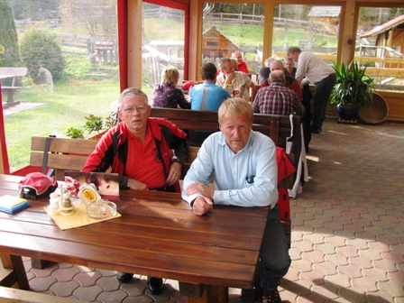 Franz Staudinger und Gerhard Schlatter mit hungrigem Blick