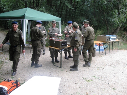 Suppe an der letzten K+L nach 34 km