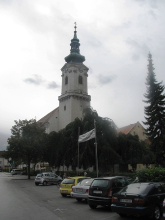 Die Kirche von Bruck an der Leitha