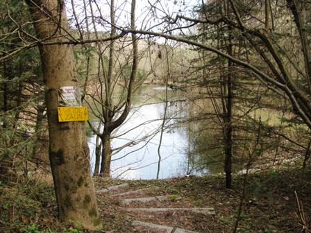 Schöne Teichanlagen entlang des Hirschbach