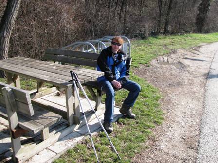 Zirberl geniet die Sonne