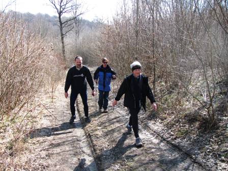 Jetzt gehts schn langsam in den Anstieg zum Michelberg